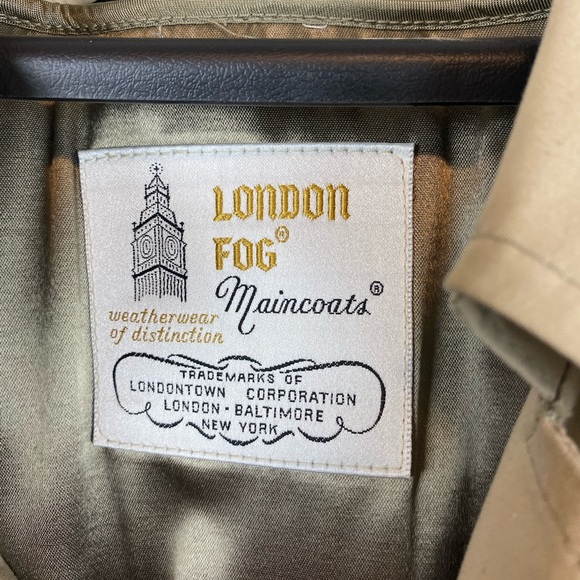 London Fog Beige Maincoat - Picture 5 of 7